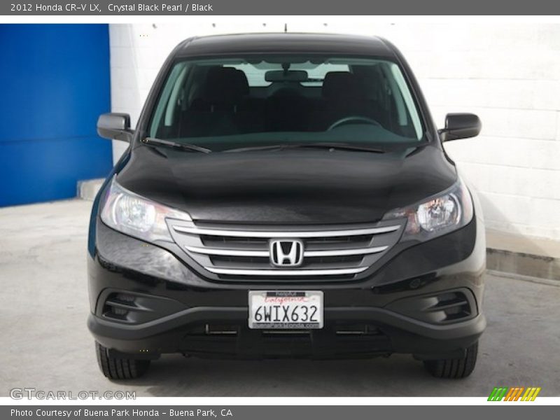 Crystal Black Pearl / Black 2012 Honda CR-V LX