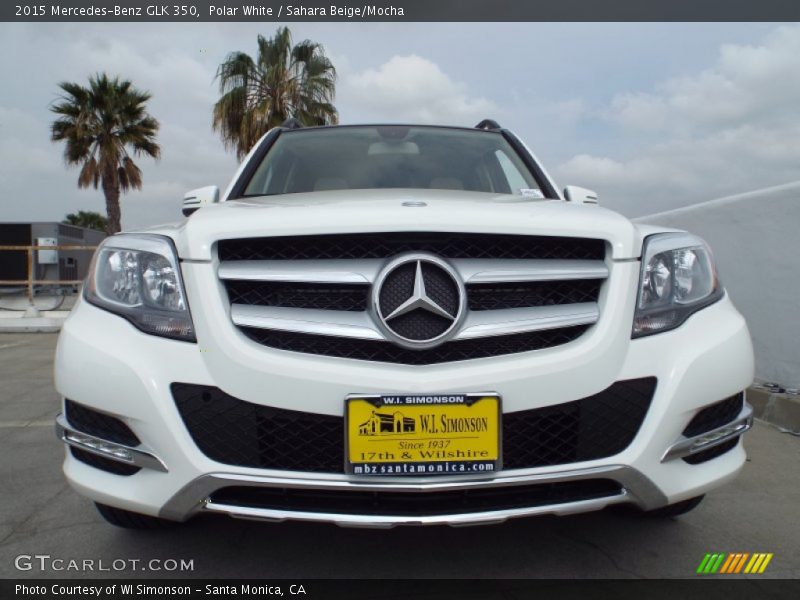 Polar White / Sahara Beige/Mocha 2015 Mercedes-Benz GLK 350