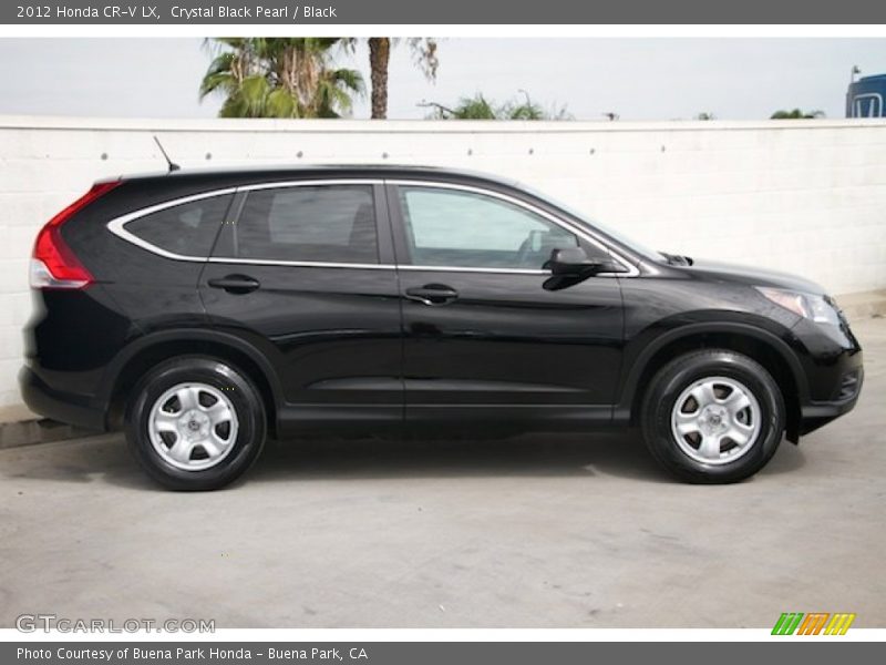 Crystal Black Pearl / Black 2012 Honda CR-V LX