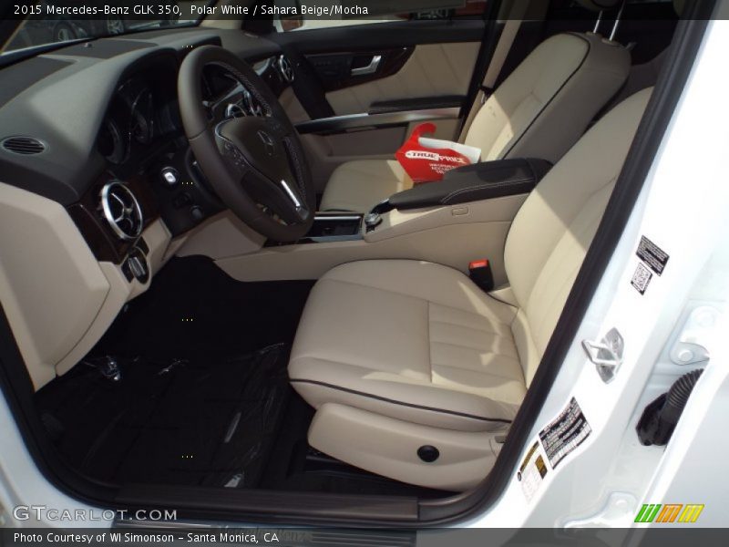 Polar White / Sahara Beige/Mocha 2015 Mercedes-Benz GLK 350