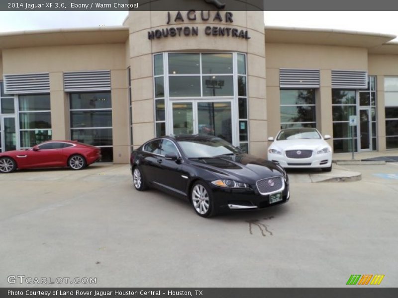 Ebony / Warm Charcoal 2014 Jaguar XF 3.0