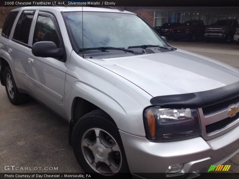 Silverstone Metallic / Ebony 2008 Chevrolet TrailBlazer LT 4x4