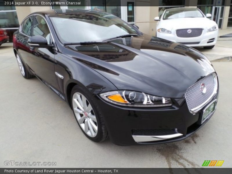 Ebony / Warm Charcoal 2014 Jaguar XF 3.0