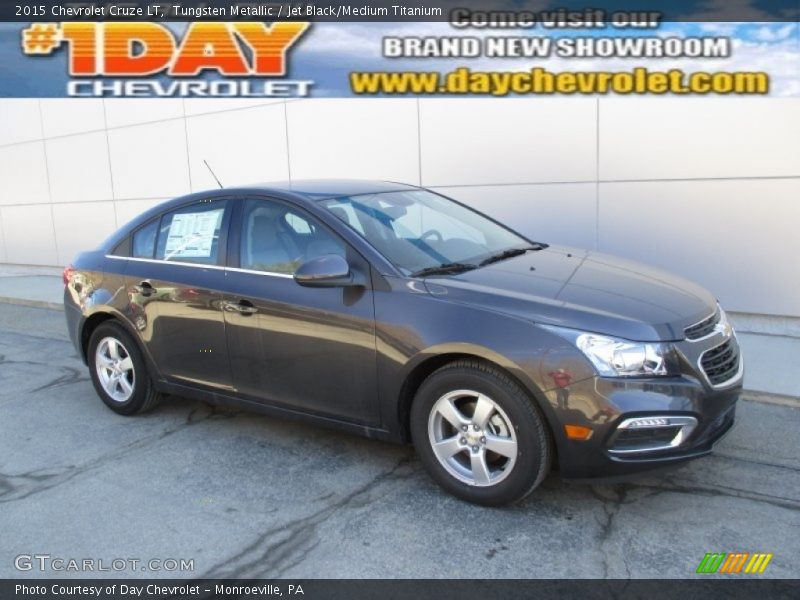 Tungsten Metallic / Jet Black/Medium Titanium 2015 Chevrolet Cruze LT