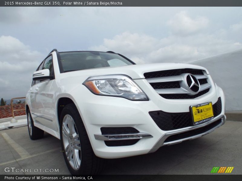 Polar White / Sahara Beige/Mocha 2015 Mercedes-Benz GLK 350