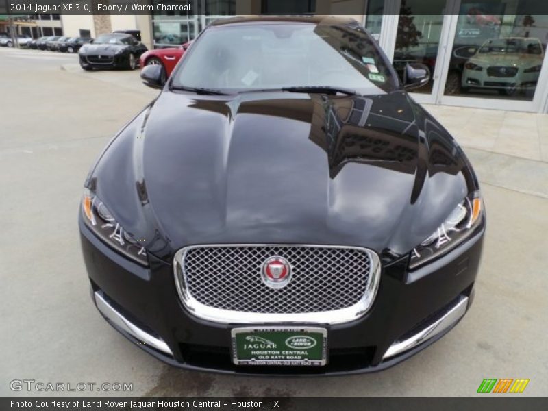 Ebony / Warm Charcoal 2014 Jaguar XF 3.0