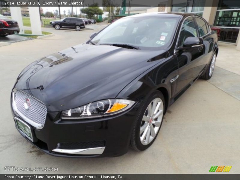 Ebony / Warm Charcoal 2014 Jaguar XF 3.0