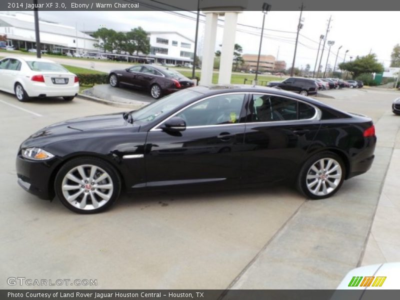 Ebony / Warm Charcoal 2014 Jaguar XF 3.0
