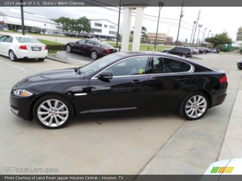 Ebony / Warm Charcoal 2014 Jaguar XF 3.0