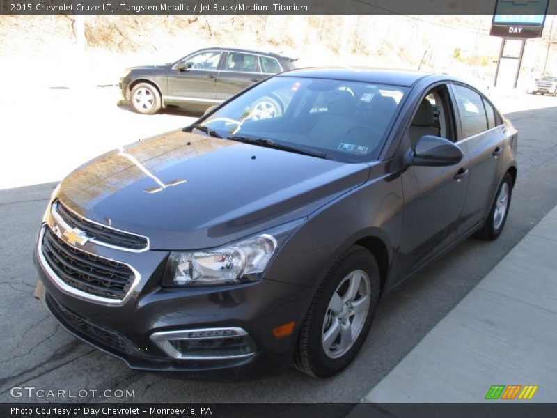 Tungsten Metallic / Jet Black/Medium Titanium 2015 Chevrolet Cruze LT