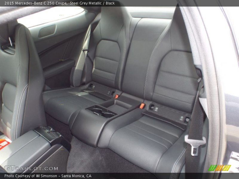 Steel Grey Metallic / Black 2015 Mercedes-Benz C 250 Coupe