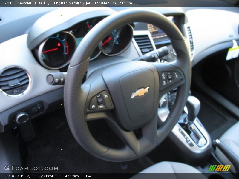 Tungsten Metallic / Jet Black/Medium Titanium 2015 Chevrolet Cruze LT