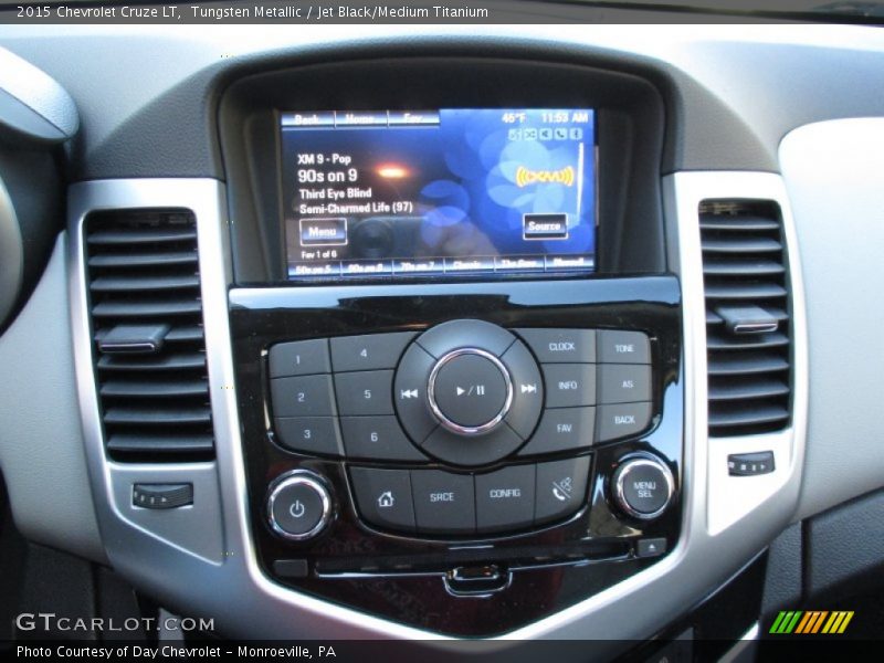 Tungsten Metallic / Jet Black/Medium Titanium 2015 Chevrolet Cruze LT
