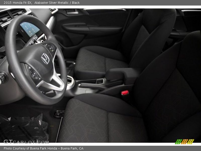 Alabaster Silver Metallic / Black 2015 Honda Fit EX