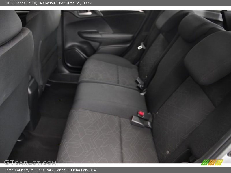 Alabaster Silver Metallic / Black 2015 Honda Fit EX