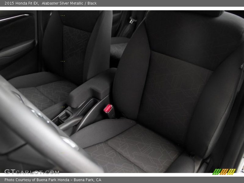 Alabaster Silver Metallic / Black 2015 Honda Fit EX