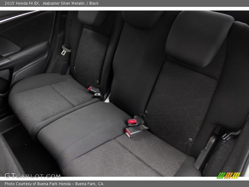Alabaster Silver Metallic / Black 2015 Honda Fit EX