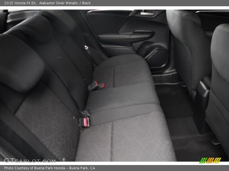 Alabaster Silver Metallic / Black 2015 Honda Fit EX