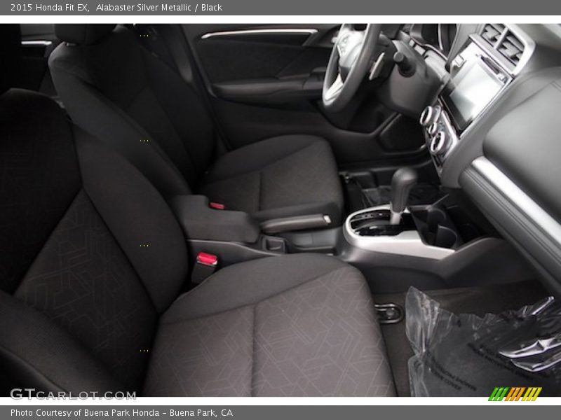 Alabaster Silver Metallic / Black 2015 Honda Fit EX