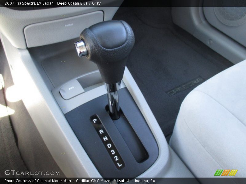 Deep Ocean Blue / Gray 2007 Kia Spectra EX Sedan