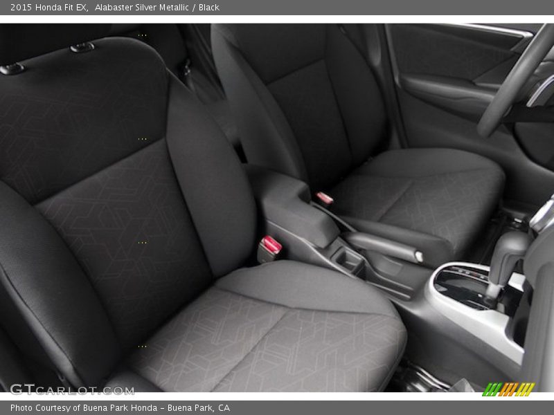 Alabaster Silver Metallic / Black 2015 Honda Fit EX