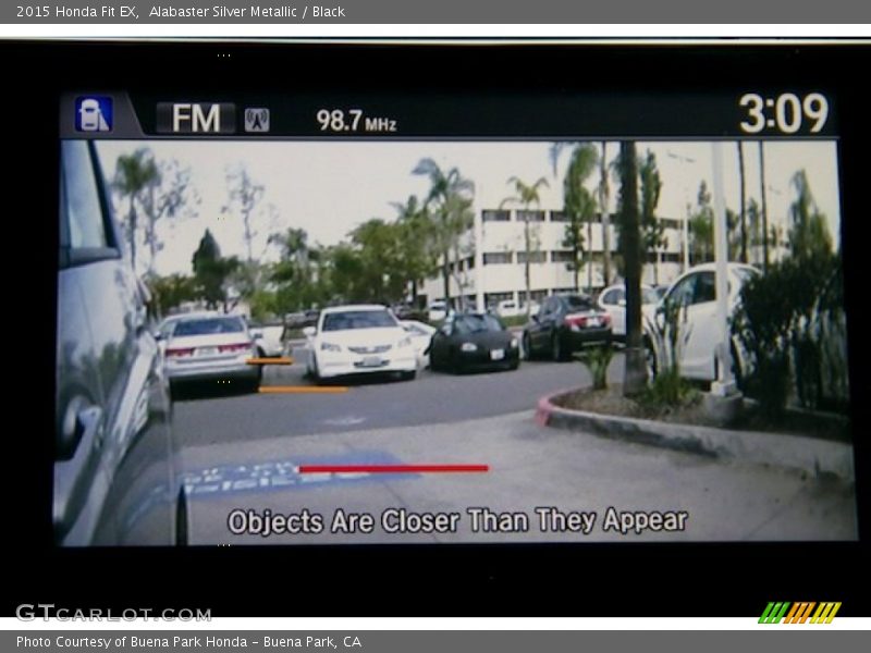 Alabaster Silver Metallic / Black 2015 Honda Fit EX