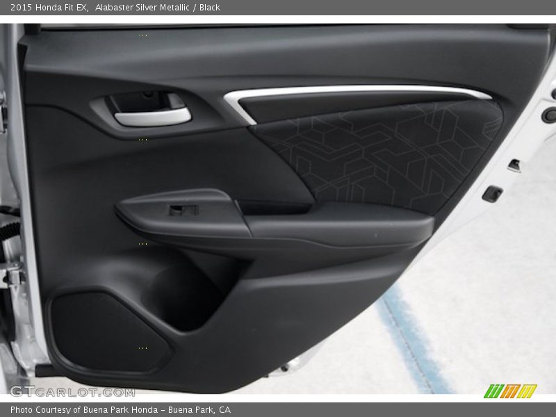 Alabaster Silver Metallic / Black 2015 Honda Fit EX