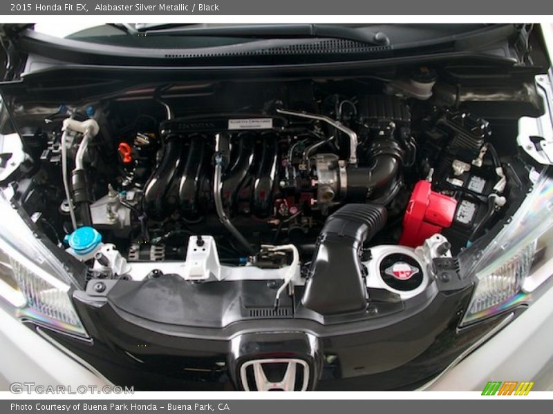 Alabaster Silver Metallic / Black 2015 Honda Fit EX