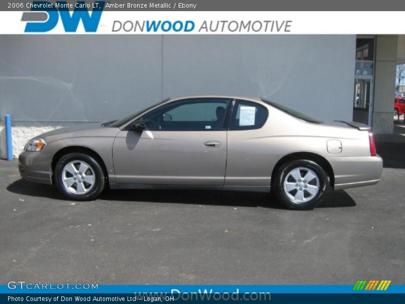 Amber Bronze Metallic / Ebony 2006 Chevrolet Monte Carlo LT