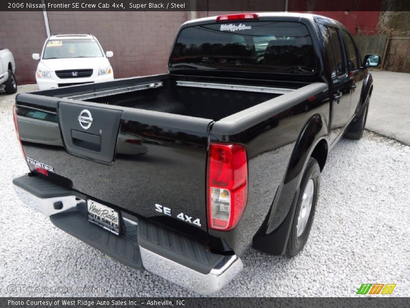 Super Black / Steel 2006 Nissan Frontier SE Crew Cab 4x4