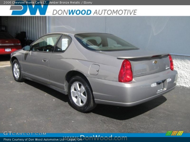 Amber Bronze Metallic / Ebony 2006 Chevrolet Monte Carlo LT