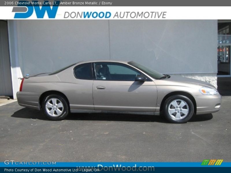 Amber Bronze Metallic / Ebony 2006 Chevrolet Monte Carlo LT
