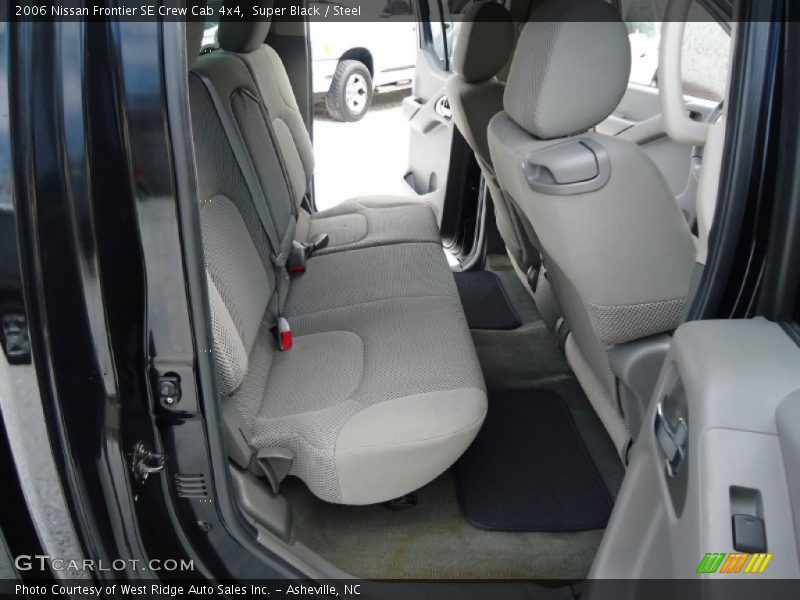 Super Black / Steel 2006 Nissan Frontier SE Crew Cab 4x4