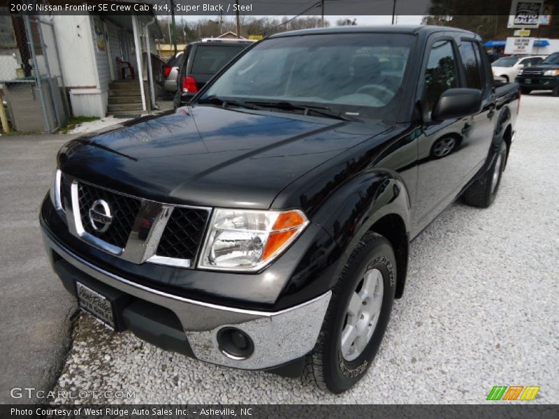 Super Black / Steel 2006 Nissan Frontier SE Crew Cab 4x4