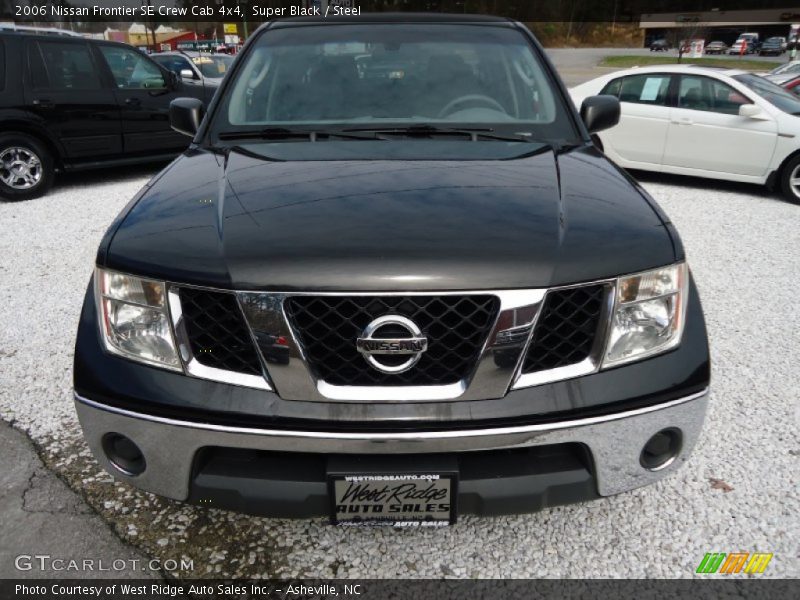 Super Black / Steel 2006 Nissan Frontier SE Crew Cab 4x4