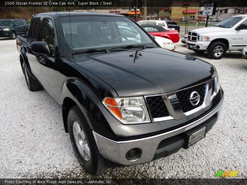 Super Black / Steel 2006 Nissan Frontier SE Crew Cab 4x4