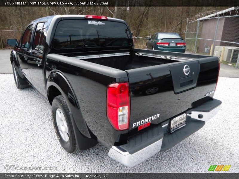 Super Black / Steel 2006 Nissan Frontier SE Crew Cab 4x4