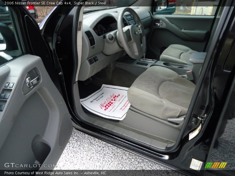 Super Black / Steel 2006 Nissan Frontier SE Crew Cab 4x4