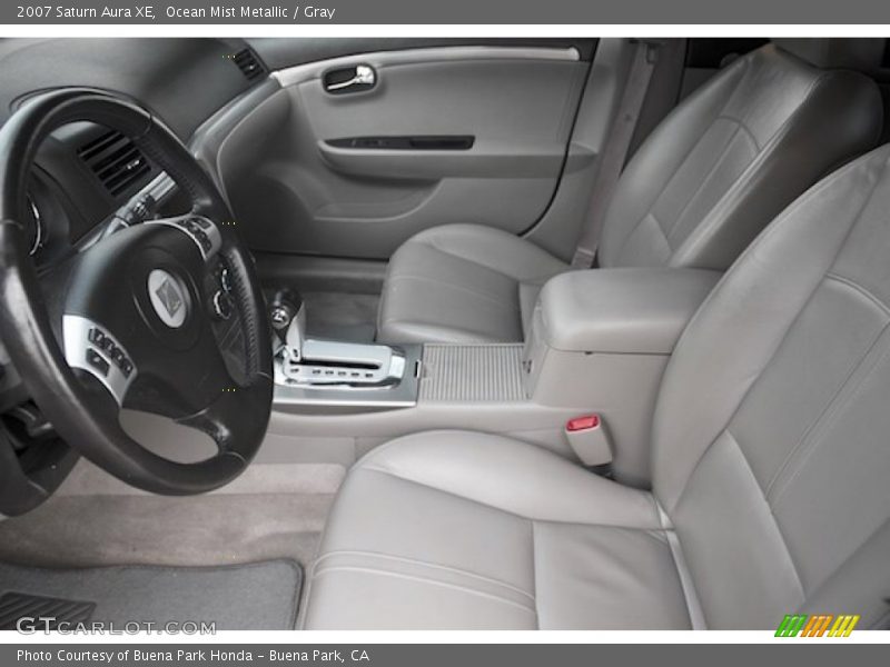 Ocean Mist Metallic / Gray 2007 Saturn Aura XE