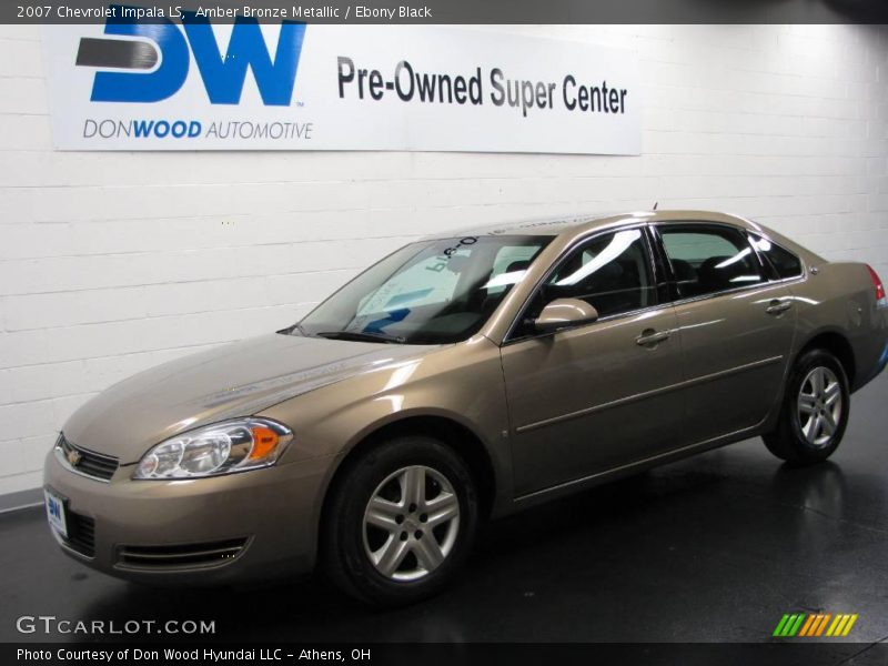 Amber Bronze Metallic / Ebony Black 2007 Chevrolet Impala LS