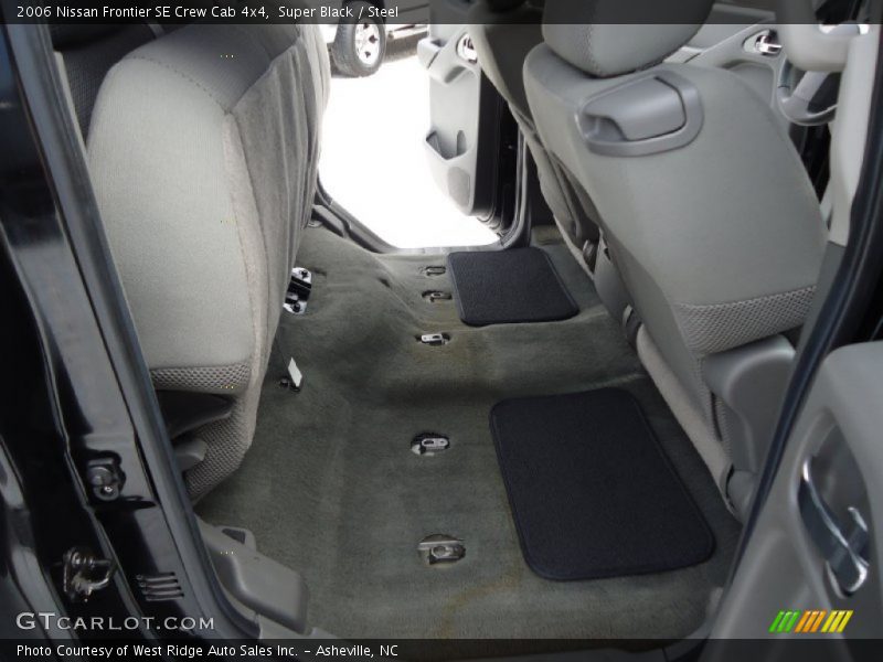 Super Black / Steel 2006 Nissan Frontier SE Crew Cab 4x4