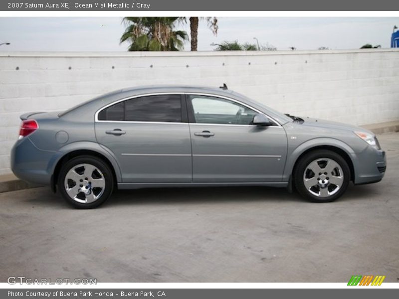 Ocean Mist Metallic / Gray 2007 Saturn Aura XE