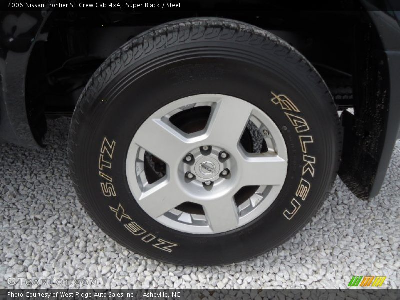 Super Black / Steel 2006 Nissan Frontier SE Crew Cab 4x4