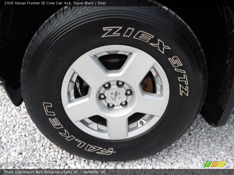 Super Black / Steel 2006 Nissan Frontier SE Crew Cab 4x4