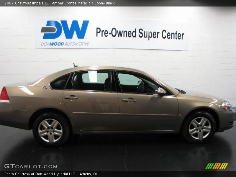 Amber Bronze Metallic / Ebony Black 2007 Chevrolet Impala LS