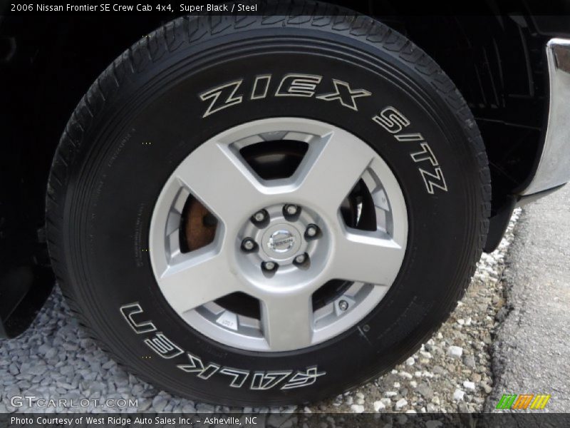 Super Black / Steel 2006 Nissan Frontier SE Crew Cab 4x4