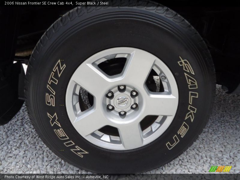 Super Black / Steel 2006 Nissan Frontier SE Crew Cab 4x4