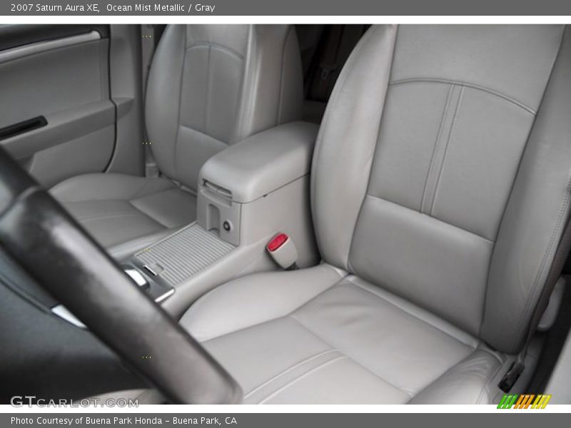 Ocean Mist Metallic / Gray 2007 Saturn Aura XE