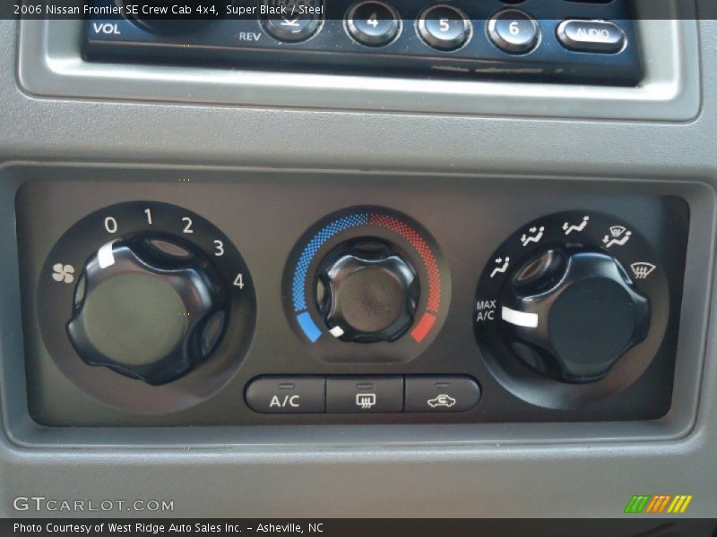 Super Black / Steel 2006 Nissan Frontier SE Crew Cab 4x4