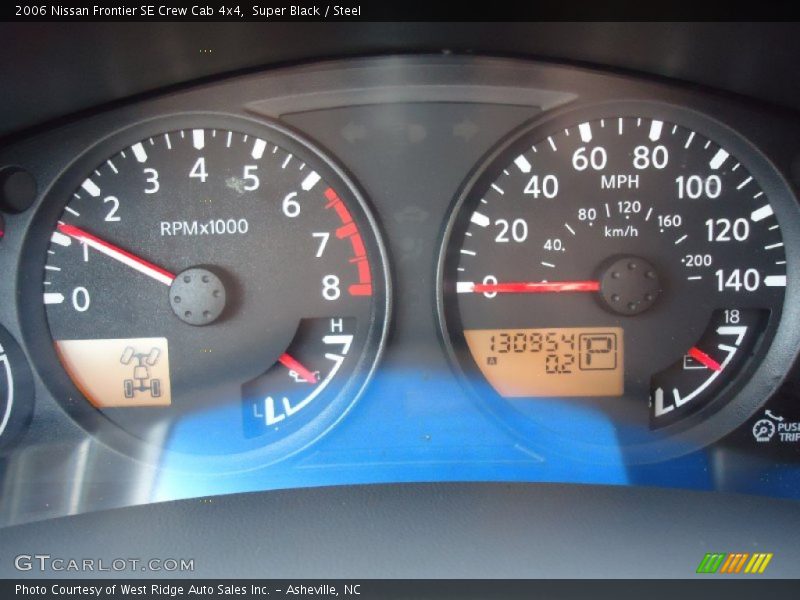 Super Black / Steel 2006 Nissan Frontier SE Crew Cab 4x4